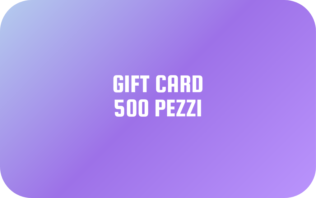 GIFT CARD (500 pezzi)