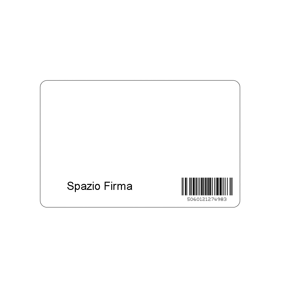FIDELITY CARD SENZA CHIP (1000 pezzi)